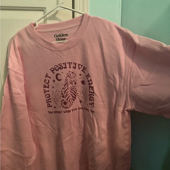 Golden Hour Pink Graphic Sweatshirt - Picture 4 of 5